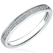 Rafaela Donata Bague argent / transparent