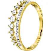 Lucardi Bague or / argent