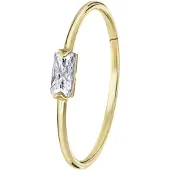 Lucardi Bague or / transparent