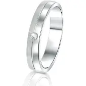 Lucardi Bague argent / transparent