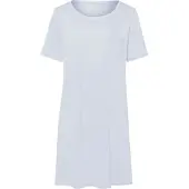 Hanro Chemise de nuit ' Cotton Deluxe 90cm ' bleu clair