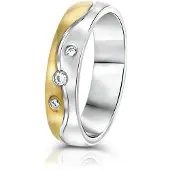 Lucardi Bague or / argent