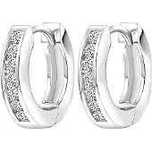 Lucardi Boucles d'oreilles argent