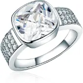 Rafaela Donata Bague argent / transparent