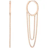 Liebeskind berlin Boucles d'oreilles or rose