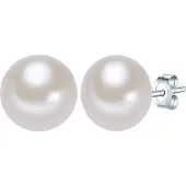 Valero Pearls Boucles d'oreilles argent / blanc naturel