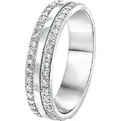 Lucardi Bague argent / transparent