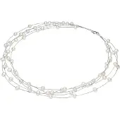 Valero Pearls Chaîne argent / blanc perle