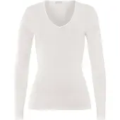 Hanro Maillot de corps 'Woolen Silk' blanc cassé