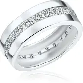 Rafaela Donata Bague argent / transparent