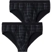 Schiesser Slip 'Original Classics' gris / noir