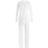 Hanro Pyjama ' Cotton Deluxe ' blanc