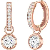 Rafaela Donata Boucles d'oreilles or rose / transparent