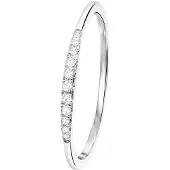 Lucardi Bague argent / transparent