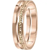 Lucardi Bague or rose