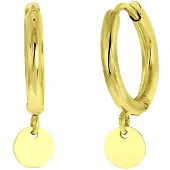 Lucardi Boucles d'oreilles 'Grace' or