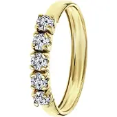 Lucardi Bague 'Klassisch' or
