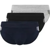 Schiesser Slip 'Rio' marine / gris chiné / noir