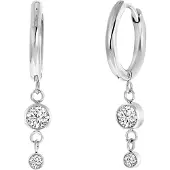 Lucardi Boucles d'oreilles argent