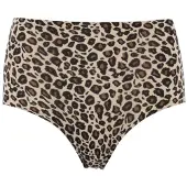 Chantelle Slip crème / brun foncé / noir