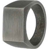 Lucardi Bague gris argenté