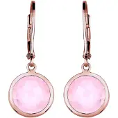 Elli Boucles d'oreilles or rose / rose ancienne