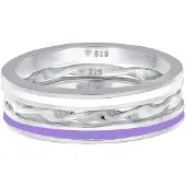 Elli Bague violet / argent