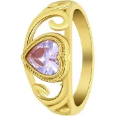 Lucardi Bague or / violet