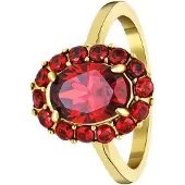 Lucardi Bague or / rouge