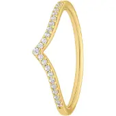 Lucardi Bague or / transparent
