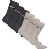 FILA Chaussettes bleu foncé / gris / rouge / noir