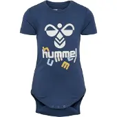 Hummel Barboteuse / body bleu marine / bleu clair / jaune clair / blanc