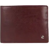 Esquire Porte-monnaies 'Toscana' brun foncé / argent