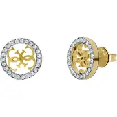 GUESS Boucles d'oreilles 'Studs Party' or / transparent