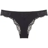 Triumph Slip ' Peony Florale Brazilian ' noir