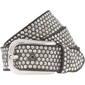 B.belt Ceinture marron / argent