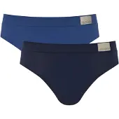 Sloggi Slip bleu / noir