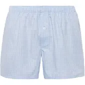 Hanro Boxers 'Fancy Woven' bleu clair