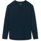 Schiesser Chemise de nuit bleu foncé