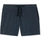 Schiesser Pantalon de pyjama 'Mix & Relax' beige clair / bleu foncé