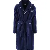 Ralph Lauren Peignoir long ' Essentials ' bleu marine