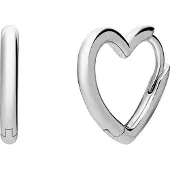 Lucardi Boucles d'oreilles 'Minimalistisch' argent