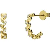 Lucardi Boucles d'oreilles 'Klassisch' or
