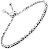 Rafaela Donata Bracelet noir / argent