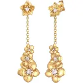 Elli Boucles d'oreilles 'Blume' or