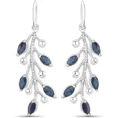 Rafaela Donata Boucles d'oreilles marine / argent