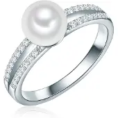 Valero Pearls Bague argent