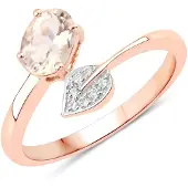Rafaela Donata Bague rose / argent