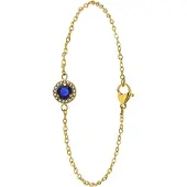 Lucardi Bracelet bleu / or