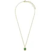 Lucardi Chaîne or / vert foncé